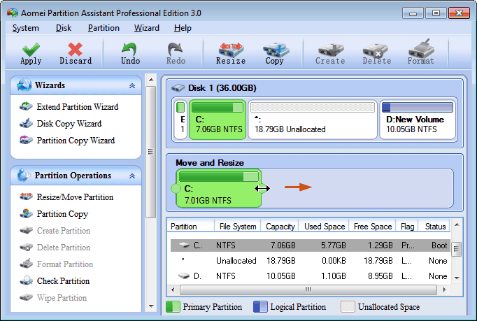 partition wizard for windows 10